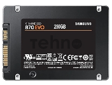 Накопитель SSD Samsung 250GB 870 EVO, V-NAND 3-bit MLC, MGX, 2.5'' SATA 6Gb/s, R560/W530, IOPs 98000/88000