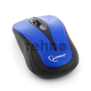 Мышь Gembird MUSW-325-B Blue USB {Мышь беспров., 2кн.+колесо-кнопка, 2.4ГГц, 1000 dpi}
