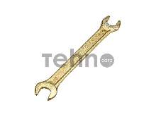 Ключ гаечный рожковый REXANT 8х9 мм, желтый цинк