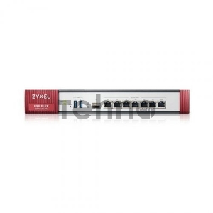 Межсетевой экран ZYXEL ZyWALL USG FLEX 500 firewall with 1 year subscription set (AS, AV, CF, IDP), Rack, 7 configurable (LAN / WAN) ports GE, 1xSFP, 2xUSB3.0, AP Controller (8/72), Device HA Pro