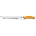 Нож кухонный Victorinox Swibo (5.8433.31) стальной разделочный для стейка лезв.310мм прямая заточка желтый, фото 2