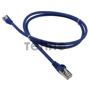 Патч-корд LANMASTER LSZH FTP кат.5e, 1.5 м, синий