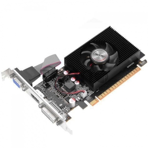 Видеокарта AFOX  NVIDIA Geforce GT610 2GB DDR3 64Bit DVI HDMI VGA LP Single Fan PCI-E 16x AF610-2048D3L7-V5