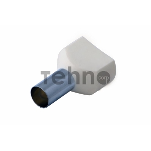 Наконечник штыревой втулочный изолированный F-14 мм 2х16 мм² (НШВи(2) 16-14/НГи2 16-14) слоновая кость REXANT