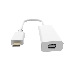 Адаптер Buro BHP RET TPC_MDP USB Type-C (m) miniDisplayPort (f) белый, фото 2