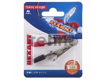 Зажим крокодил REXANT, длина 53 мм, ток 15A, 2 шт.