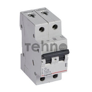 Авт.выключатель Legrand 419699 RX3 4,5кА 25А 2П C Авт.выключатель Legrand 419699 RX3 4,5кА 25А 2П C