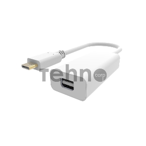Адаптер Buro BHP RET TPC_MDP USB Type-C (m) miniDisplayPort (f) белый
