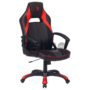 Кресло игровое A4Tech Bloody GC-140 черный/красный эко.кожа/ткань крестовина
