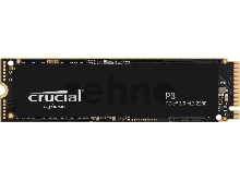 Накопитель Crucial SSD P3, 4000GB, M.2(22x80mm), NVMe, PCIe 3.0 x4, QLC, R/W 3500/3000MB/s, IOPs н.д./н.д., TBW 800, DWPD 0.1 (12 мес.)