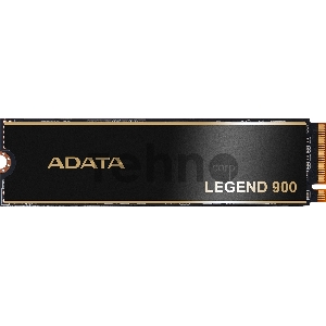 Твердотельный накопитель ADATA SSD LEGEND 900, 2048GB, M.2(22x80mm), NVMe 1.4, PCIe 4.0 x4, 3D NAND, R/W 7000/5400MB/s, IOPs н.д./н.д., TBW 260, DWPD 0.06, with Heat Sink (5 лет)