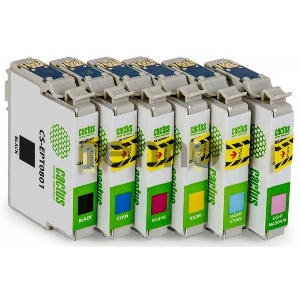 Картридж струйный Cactus CS-EPT0807 многоцветный для Epson Stylus Photo P50 (11,4ml) Комплект 6 карт