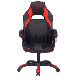 Кресло игровое A4Tech Bloody GC-140 черный/красный эко.кожа/ткань крестовина