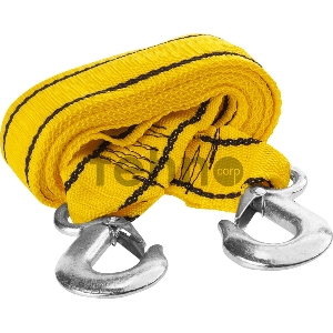 Трос буксировочный STAYER STANDARD, 2 крюка, сумка, 4м, 5т Трос буксировочный STAYER STANDARD, 2 крюка, сумка, 4м, 5т