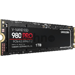 Накопитель SSD Samsung 1TB M.2 980 PRO PCIe Gen 4.0 x4, NVMe (MZ-V8P1T0C)