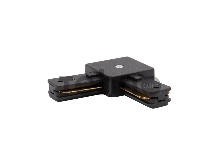 Коннектор для однофазного шинопровода L-образный REXANT черный