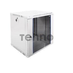 Шкаф телеком. настенный разборный 12U (600х520) дверь стекло,цвет черный (ШРН-Э-12.500-9005) (1 коробка)