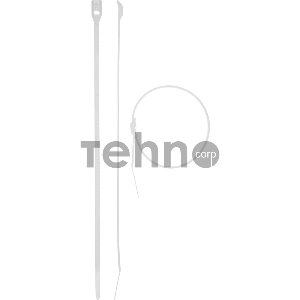 Кабельные стяжки белые КОБРА, с плоским замком, 3.6 х 370 мм, 50 шт, нейлоновые, ЗУБР Профессионал