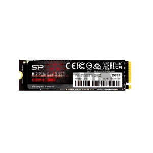 Твердотельный диск 250GB Silicon Power UD80, M.2 2280, PCI-E 3x4, [R/W - 3400/3000 MB/s]
