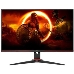МОНИТОР 23.8" AOC 24G2SPAE Black-Red (IPS, 1920x1080, 165Hz, 1 ms, 178°/178°, 300 cd/m, 80M:1, +2xHDMI 1.4, +DP), фото 1
