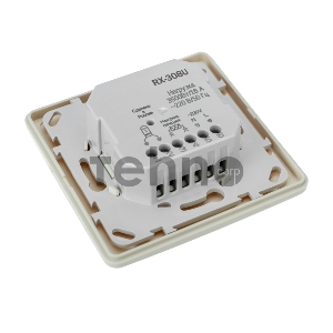 Терморегулятор механический RX-308U (бежевый) (совместим с Schneider серии Unica) REXANT