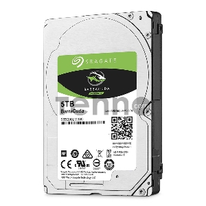 Жесткий диск 2.5 5TB Seagate BarraCuda ST5000LM000 SATA 6Gb/s, 5400rpm, 128MB, Bulk
