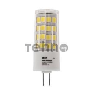 Лампа светодиодная REXANT капсульного типа JD-CORN REXANT G4 230 В 5,5 Вт 6500 K холодный свет (поликарбонат)