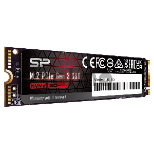Твердотельный диск 250GB Silicon Power UD80, M.2 2280, PCI-E 3x4, [R/W - 3400/3000 MB/s]