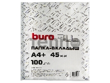 Папка-вкладыш Buro глянцевые А4+ 45мкм (упак.:100шт)