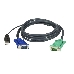Кабель KVM ATEN 2L-5205U USB(тип А Male)+HDB15(Male) (-)  SPHD15(Male) 5,0м., черный., фото 2