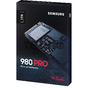 Накопитель SSD Samsung 1TB M.2 980 PRO PCIe Gen 4.0 x4, NVMe (MZ-V8P1T0C)