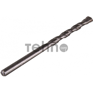 Сверло по бетону ВИХРЬ 6x100, цилиндрический хвостовик (1 шт. в блистере)