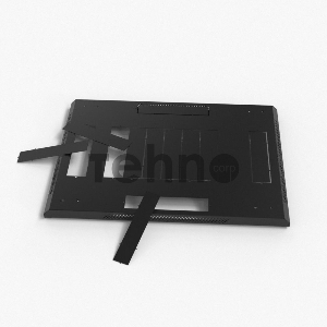 Шкаф телекоммуникационный напольный Hyperline TTB, IP20, 18U, 988х600х600 мм (ВхШхГ), дверь: стекло, боковая панель: сплошная, разборный, цвет: чёрный