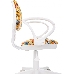 Кресло детское Бюрократ KD-3/WH/ARM оранжевый бэнг крестов. пластик пластик белый, фото 8