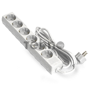 Удлинитель ExeGate EX285830RUS  ECE-6-1.8W (6 евророзетки с заземлением, 1.8м, белый)
