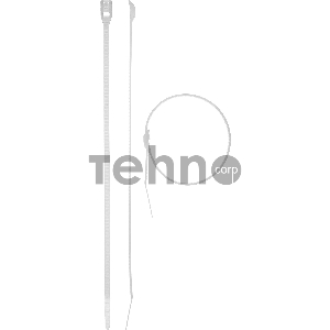 Кабельные стяжки белые КОБРА, с плоским замком, 4.6 х 280 мм, 25 шт, нейлоновые, ЗУБР Профессионал