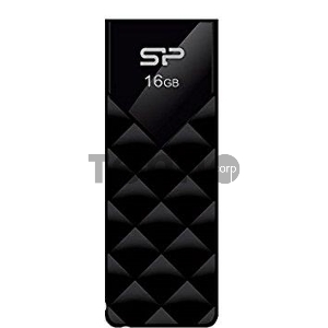 Флеш Диск Silicon Power 16Gb Ultima U03 SP016GBUF2U03V1K USB2.0 черный