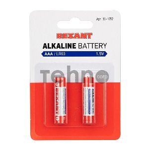 Алкалиновая батарейка AAA/LR03 1,5 V  REXANT