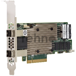 Контроллер MegaRAID 9480-8I8e SGL (05-50031-00), PCIe 3.1 x8 LP, SAS/SATA/NVMe, RAID 0,1,5,6,10,50,60, 16port(2 * int SFF8643 + 2 * ext SFF8644), 4GB Cache, 3516ROC Контроллер MegaRAID 9480-8I8e SGL (05-50031-00), PCIe 3.1 x8 LP, SAS/SATA/NVMe, RAID 0,1,5,6,10,50,60, 16port(2 * int SFF8643 + 2 * ext SFF8644), 4GB Cache, 3516ROC