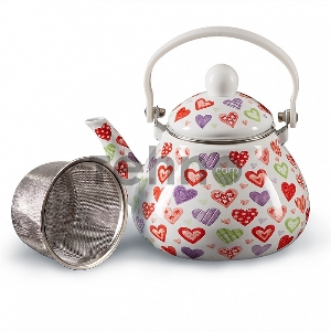 Чайник для плиты METALLONI EM-131X1/61 эмалир. с фильтром из нерж.стали 