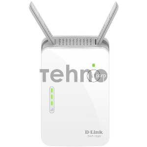 Повторитель беспроводного сигнала D-Link DAP-1620 (DAP-1620/RU/B1A) AC1200 Wi-Fi белый