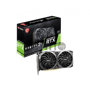 Видеокарта MSI RTX3060 VENTUS 2X 12G OC LHR GDDR6 1680/15000 HDMIx1 DPx3 HDCP