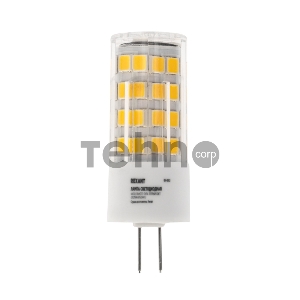 Лампа светодиодная REXANT капсульного типа JD-CORN REXANT G4 230 В 5,5 Вт 2700 K теплый свет (поликарбонат)