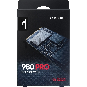 Накопитель SSD Samsung 1TB M.2 980 PRO PCIe Gen 4.0 x4, NVMe (MZ-V8P1T0C)