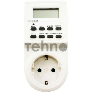 Розетка с таймером FERON 23205  (недельная) 3500W/16A 230V, 61925(TM22)