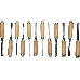 Набор STAYER: Стамески "PROFI" фигурные, с деревянной ручкой, 12шт (1835-H12_z01), фото 2