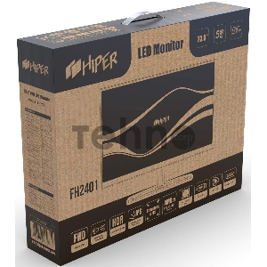 Монитор 23.8 Hiper EasyView FH2401 черный IPS LED 5ms 16:9 HDMI 250cd 178гр/178гр 1920x1080 D-Sub FHD