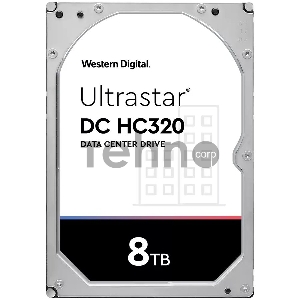 Жесткий диск Western Digital SATA-III 8Tb 0B36404 HUS728T8TALE6L4 Ultrastar DC HC320 (7200rpm) 256Mb 3.5