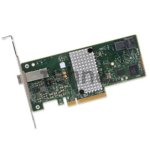 Контроллер LSI 9300-4i4e SGL PCI-E, 4-port int/4-port ext 6Gb/s, SAS Adapter (LSI00348)