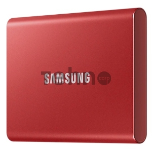 Твердотельный накопитель Samsung SSD 500GB T7 Touch, USB Type-C, R/W 1000/1050MB/s, Red